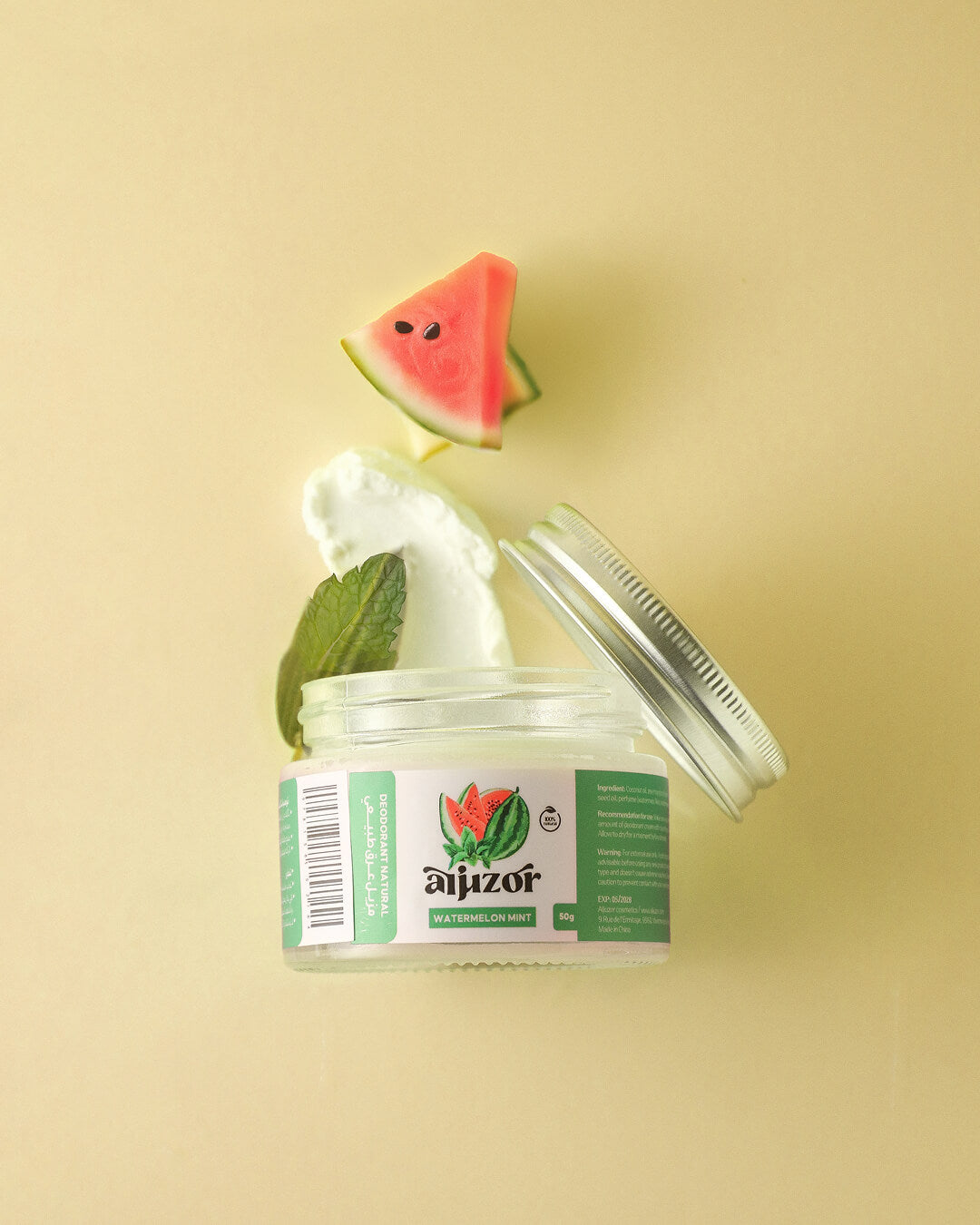 مزيل العرق الطبيعي الجذور - البطيخ و النعناع