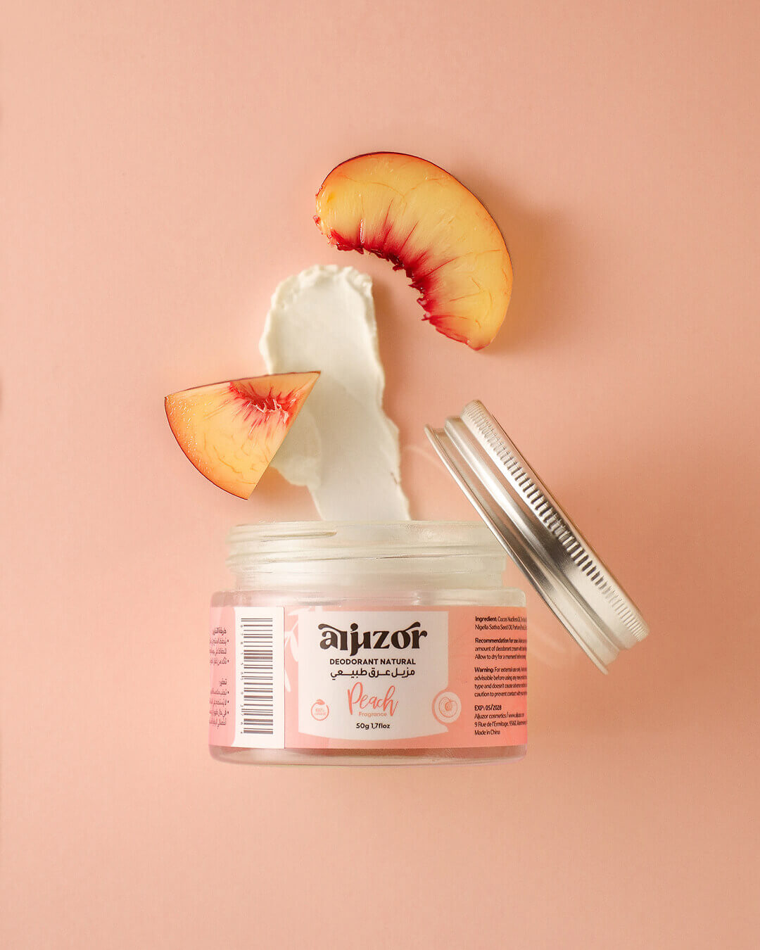 مزيل العرق الطبيعي الجذور - خوخ